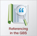 Referencing in the GBS